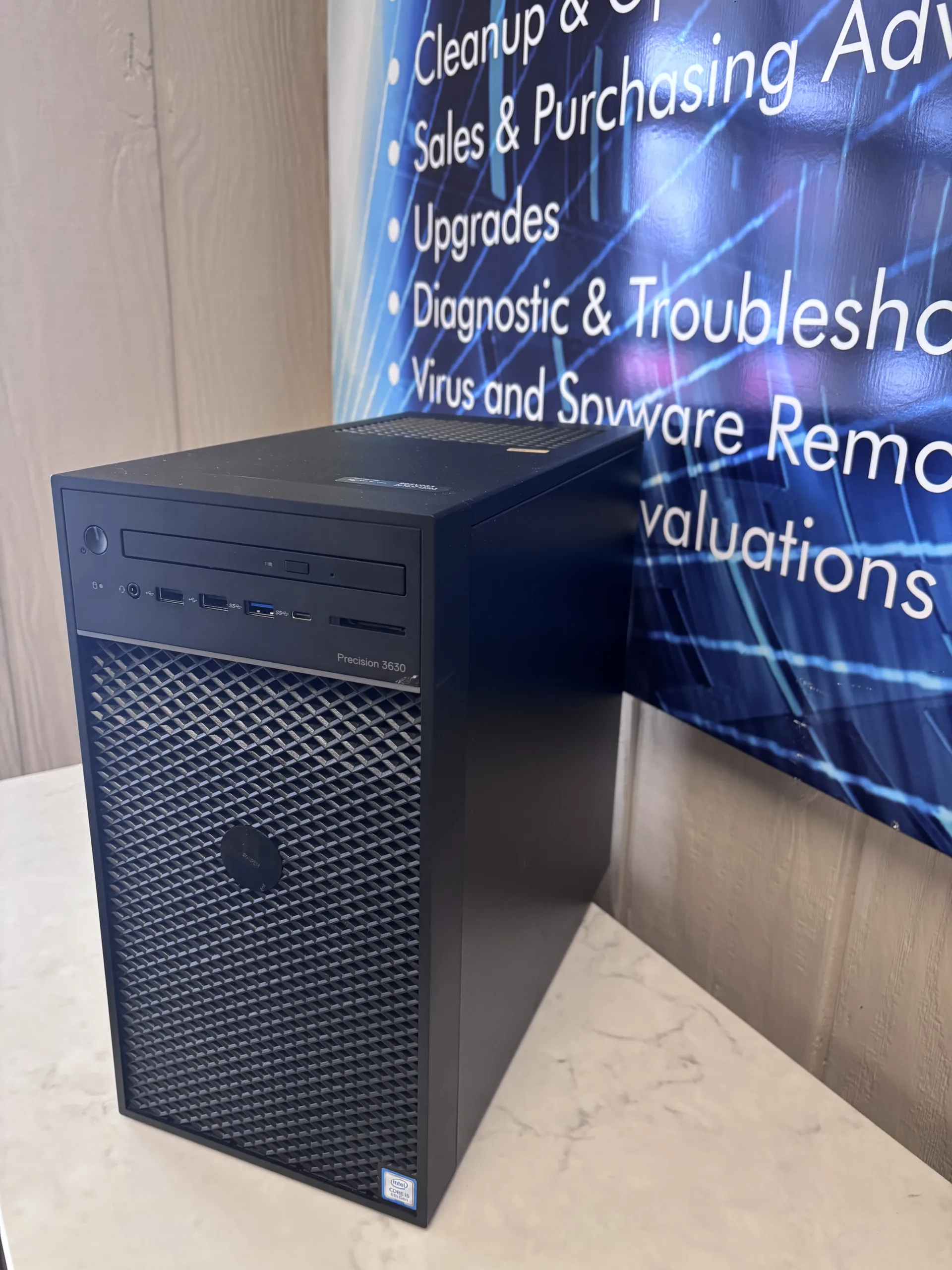 Dell Precision 3630 desktop- Refurbished 1 Dell Precision 3630 desktop- Refurbished